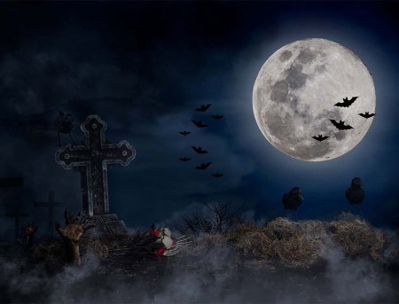 DECORATIUNE HALLOWEEN MIX FLORI, 5 MODELE 45CM 72149 [7]