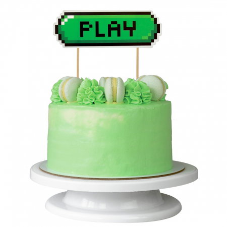 GOD DECORATIUNI DIN LEMN PENTRU TORT GAME ON - PLAY 15CM PF-DTGP [1]