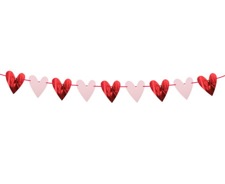 GHIRLANDA DIN HARTIE Hearts, 200cm PF-GPSB [1]