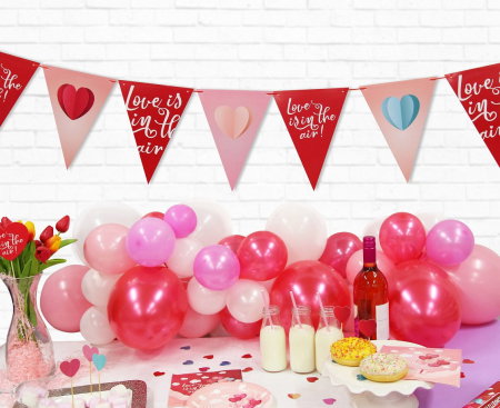 GOD GHIRLANDA DIN HARTIE Love is in the air, 21*28cm 270cm, RV-GPFL [2]