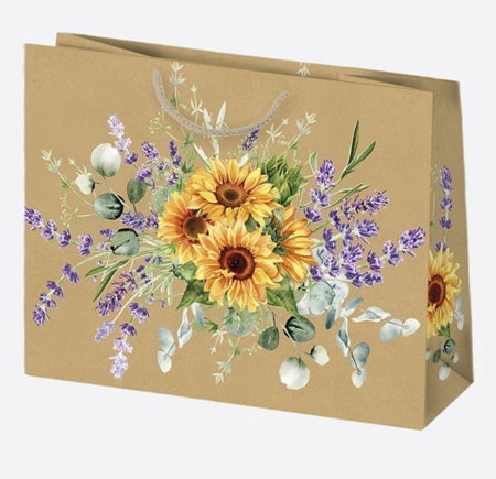 SACOSA CADOU ECO 30*23*10CM KRAFT MIX FLORI NR.49 T6EKO_OG_49 [3]