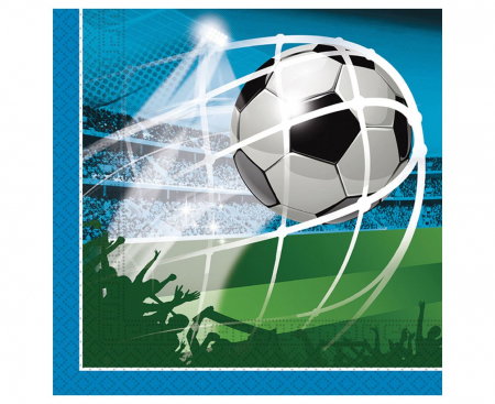 DE SEZON - GOD SERVETELE 33*33CM 20/SET SOCCER FANS 93747