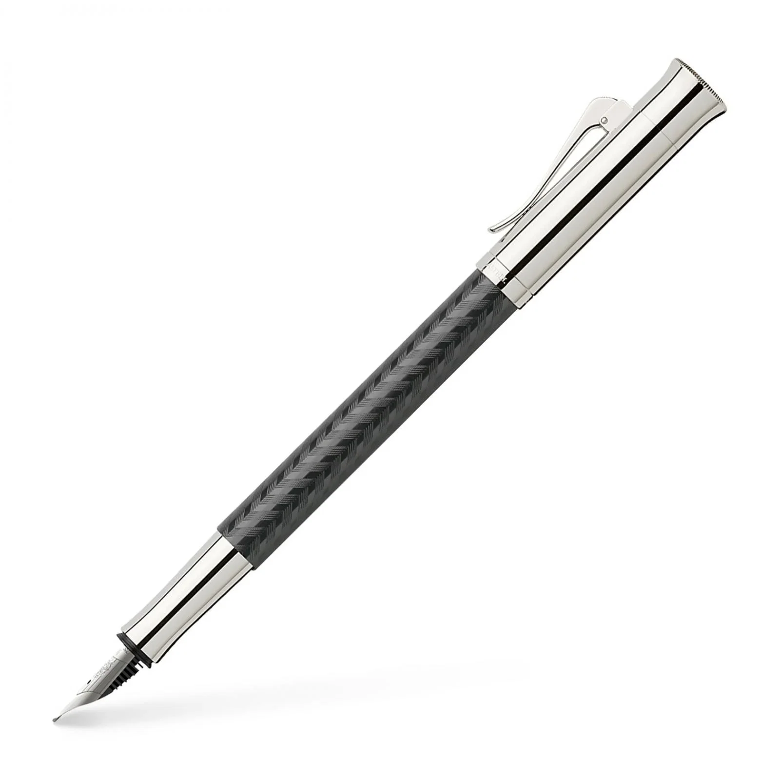 Stilouri de lux - GRAF STILOU GUILLOCHE NEGRU F GRAF VON FABER-CASTELL GF146601