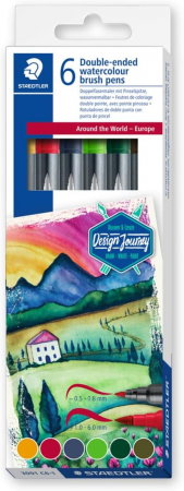 RECHIZITE SCOLARE IPB - GRI CARIOCA STAEDTLER MARS TIP PENSULA DOUA CAPETE ST-3001-C6-1