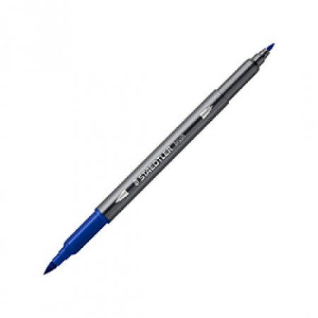Markere creative 2 capete - GRI CARIOCA STAEDTLER TIP PENSULA AQUARELL 2 CAPETE ALBASTRU 3001-3