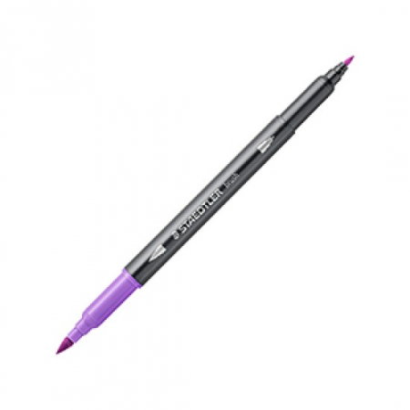 Markere creative 2 capete - GRI CARIOCA STAEDTLER TIP PENSULA AQUARELL 2 CAPETE LAVANDA 3001-62