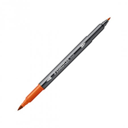 Markere creative 2 capete - GRI CARIOCA STAEDTLER TIP PENSULA AQUARELL 2 CAPETE SIENA ARSA 3001-73