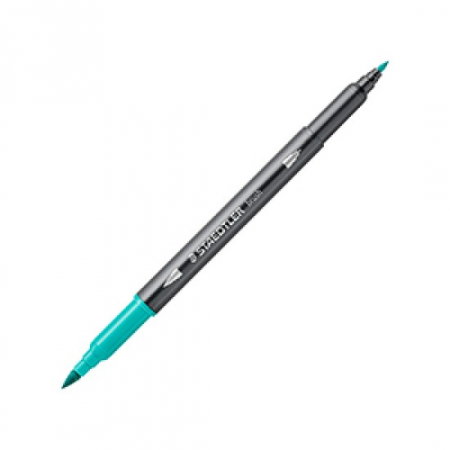 Markere creative 2 capete - GRI CARIOCA STAEDTLER TIP PENSULA AQUARELL 2 CAPETE TURCOAZ 3001-54