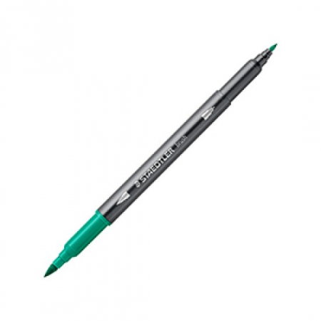 Markere creative 2 capete - GRI CARIOCA STAEDTLER TIP PENSULA AQUARELL 2 CAPETE VERDE TURCOAZ 3001-581