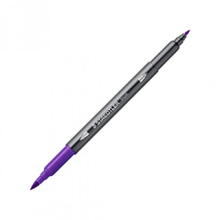 Markere creative 2 capete - GRI CARIOCA STAEDTLER TIP PENSULA AQUARELL 2 CAPETE VIOLET 3001-6