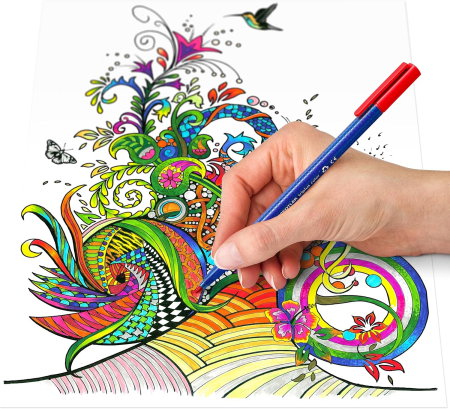 Set 10 Carioci Staedtler Triplus 323C10 [3]