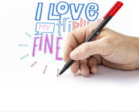 GRI FINELINER STAEDTLER TRIPLUS 0.3 MM 10/SET 334C10 [3]