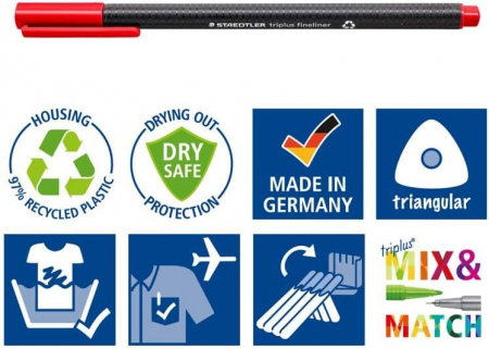 GRI FINELINER STAEDTLER TRIPLUS 12/SET ST-334-C12 [4]