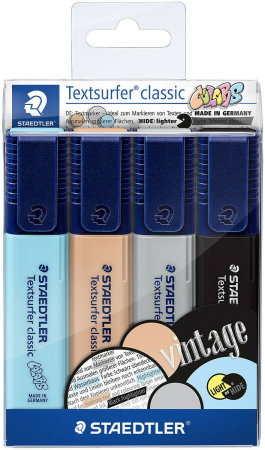 TEXTMARKER STAEDTLER 364CWP4 4/SET VINTAGE [0]