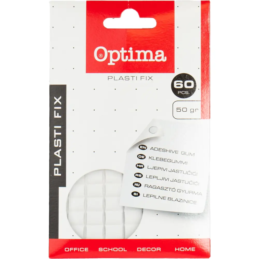 ARTICOLE DE BIROU - Gumă Adezivă 60 Buc Plasti Fix 50g Optima 136220
