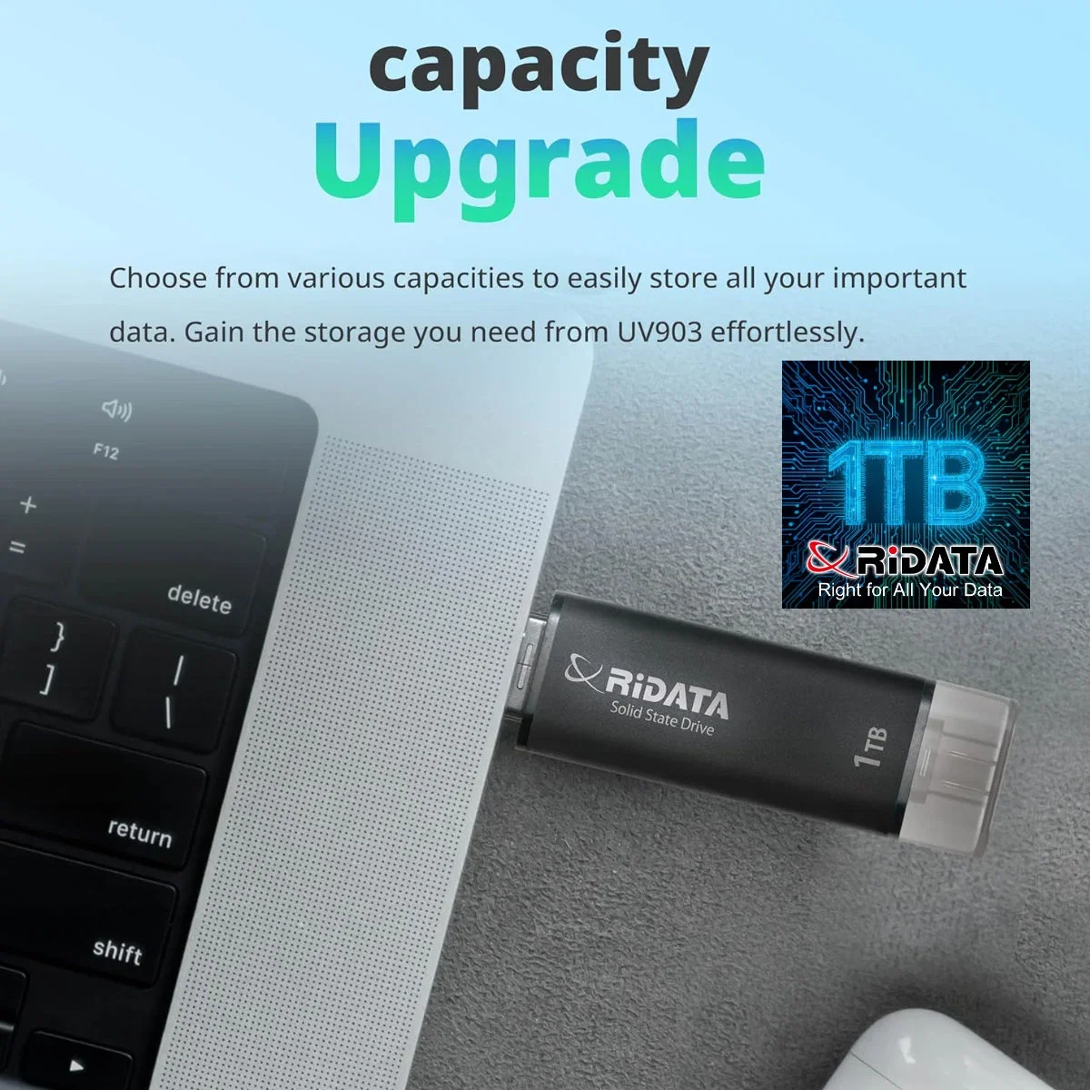 Hard extern SSD dual port 1TB Ridata 3.2 [2]