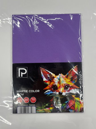 Hârtie Color A4 50/Set 70gr Mov 11300058 Paperland [1]