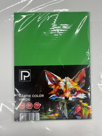 Hârtie Color A4 50/Set 70gr Verde 11300035 Paperland [1]