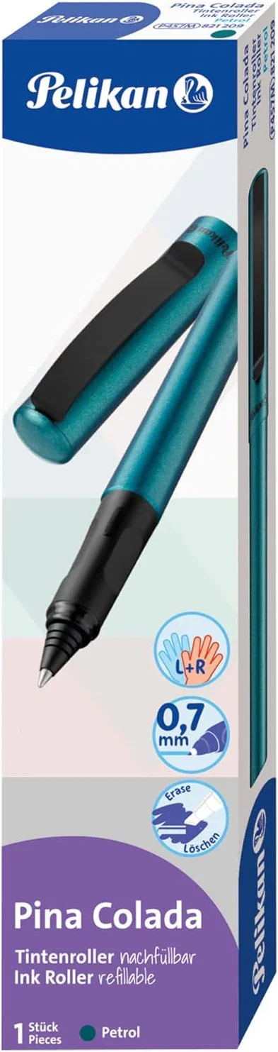 HE ROLLER PELIKAN PINA COLADA 821209 ALBASTRU PETROL METALIZAT [1]