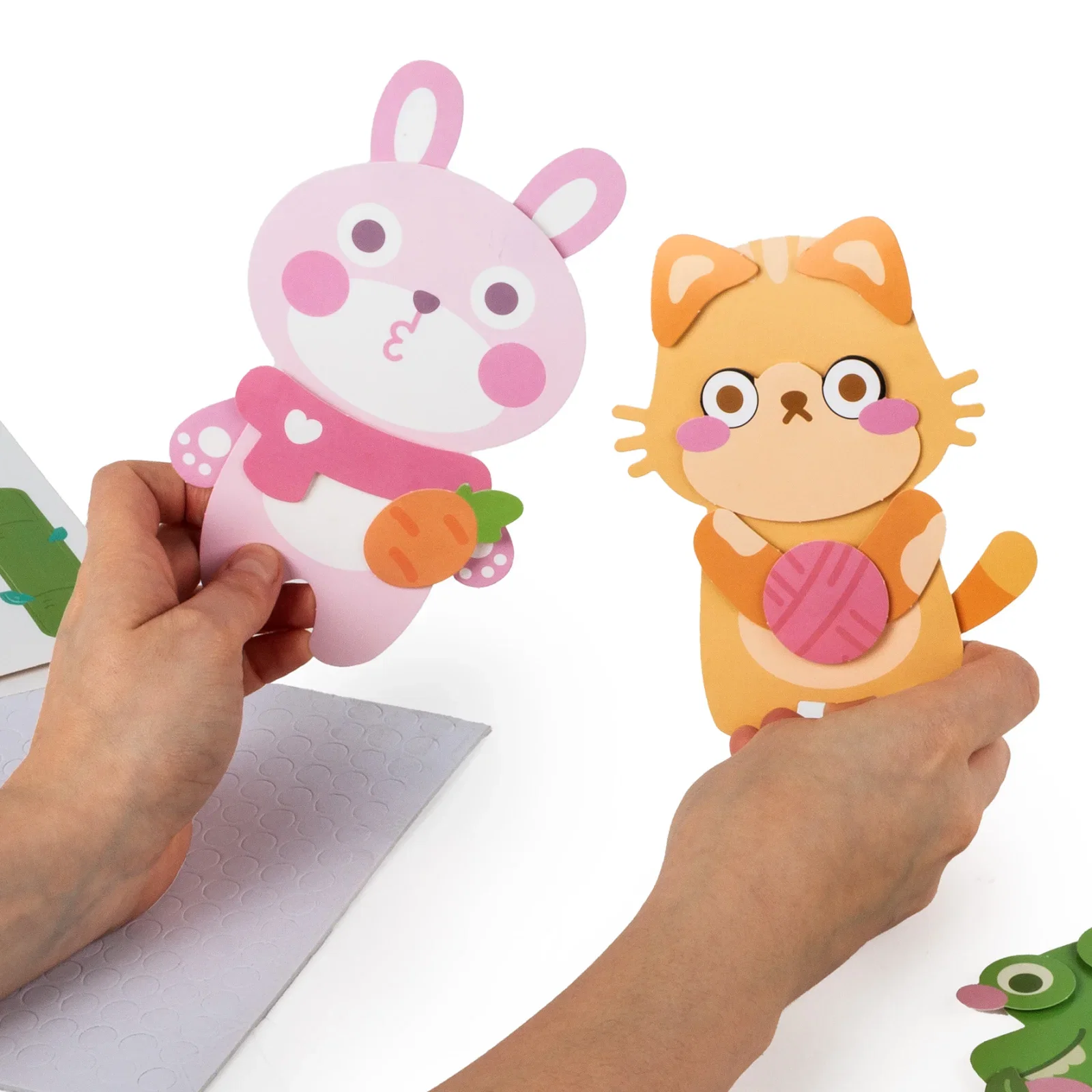 Joc Creativ 3D Kidea - Creează-ți 8 Animale din Carton [3]