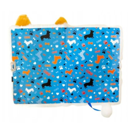 Jurnal cu Lacăt 3D A5 My Little Friend Corgi Puf 96 File [1]