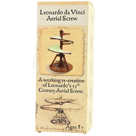 ARTICOLE COPII - Kit Asamblare Lemn Mini Elicopter Da Vinci 11cm 27324 - ipb.ro