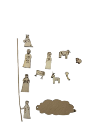 KIT CREATIV CRACIUN DECORATIUNE SUSPENDATA - BETLEEM 26347 [2]