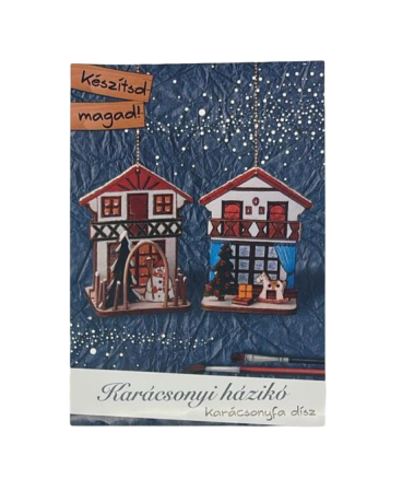 Seturi creative Christmas - KIT CREATIV CRACIUN DECORATIUNE SUSPENDATA - CASUTA DE CRACIUN 17522