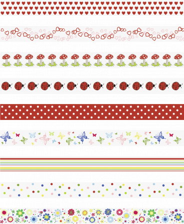 Benzi decorative - KP BANDA DECOR 15MM*10M SPRING CULORI ASORTATE HEYDA 3584395
