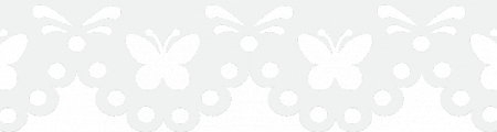 KP BANDA DECORATIVA HARTIE AUTOADEZIVA 12MM*2M DANTELA ALBA FLUTURE 4880089 [1]