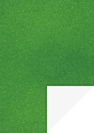 Carton gliterat - KP CARTON CU GLITTER A4 200GR VERDE DESCHIS 18930420