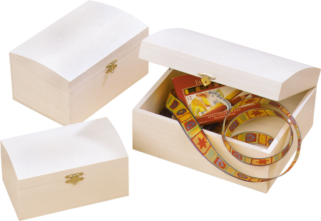 Cutii/ Cufere/ Tavi Lemn - CUTIE LEMN DREPTUNGHIULARA 3/SET FSC 8735210