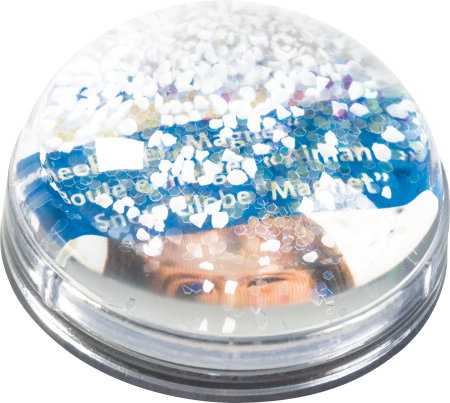 idei de Cadouri Craciun - GLOB DECORATIV ACRIL 5x5x2.5CM MAGNET 4888409