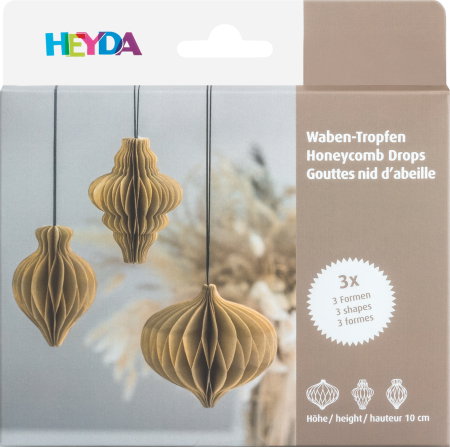 GLOB HARTIE 10CM 3/SET PICATURA TIP FAGURE NATUR 4870726 [3]