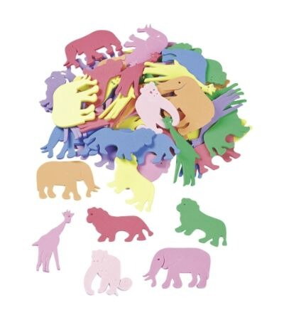 Decoratiuni Moosgummi - KP MOOSGUMMI DECOR 60 PIESE ANMALE 8434021