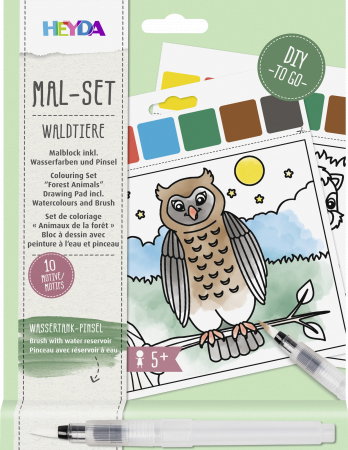 ARTICOLE COPII - KP SET DE COLORAT 15*18CM ANIMALE DIN PADURE 4870762