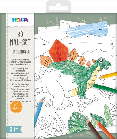 KP SET DE COLORAT 3D 19.5*21CM DINOZAUR 4870766 [1]