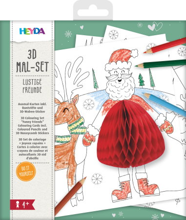 DE SEZON - SET DE COLORAT 3D PRIETENI AMUZANTI 4870759