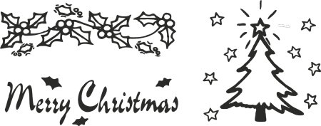 SET STAMPILE HEYDA ''Merry Christmas'' 4888481 [1]