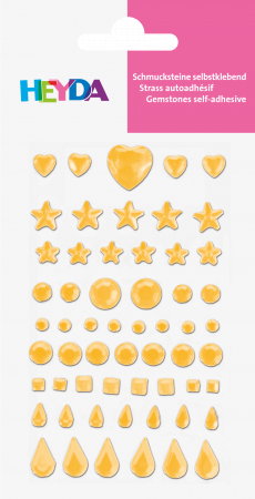 KP STICKER DECOR 7.5*14.8CM PIETRICELE ORNAMENTALE CHIHLIMBAR 58 PCS 4883350 [1]