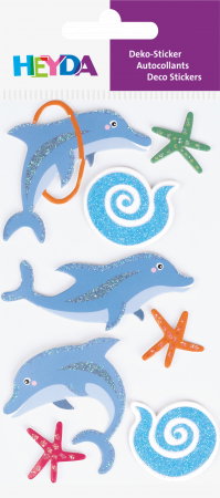 KP STICKER DECOR 7.5*16.5CM DELFINI 8 PCS 3780608 [1]