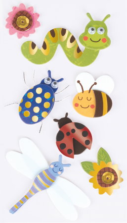 Stickere Decorative - KP STICKER DECOR 7.5*16.5CM INSECTE 7 PCS 3780647