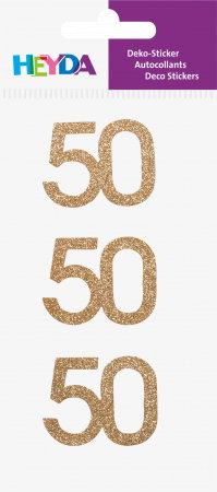 KP STICKER DECOR 7.5*16.5CM NR. 50 AURIU GLITTER 3 PCS 3780741 [1]