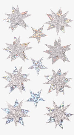 STICKER DECOR 7.5*16.5CM STELE ARGINTII 11PCS 3780705 [1]