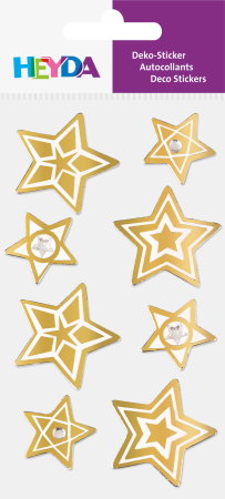 DE SEZON - STICKER DECOR 7.5*16.5CM STELE AURII 8PCS 3780669