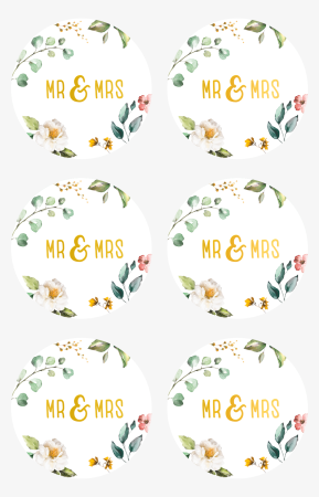 Stickere Mr & Mrs 4 Coli Heyda 203780816 [1]