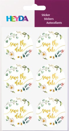 Stickere Decorative - Stickere Save The Date 4 Coli Heyda 203780817