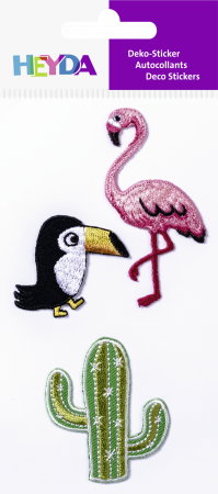 KP STICKERE TEXTILE 7.5*16.5CM EXOTIC 3 PCS 3782841 [1]