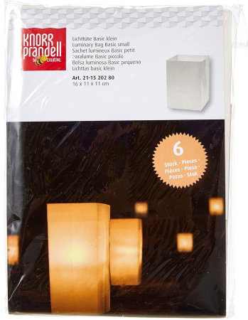 Alte elemente decorative - Lampion de Hartie Ignifug Crem 11x16cm 6/Set