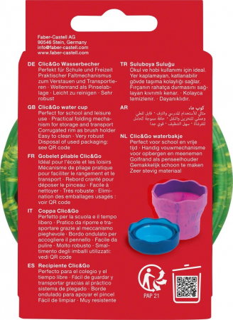 LEC PAHAR PICTURA FABER-CASTELL CLICK&GO DINOZAURI VERDE MARMORAT FC181528 [1]